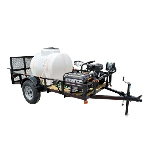 Simpson Pressure Washer 4200 PSI 11.7hp Honda Utility Trailer Package Deal