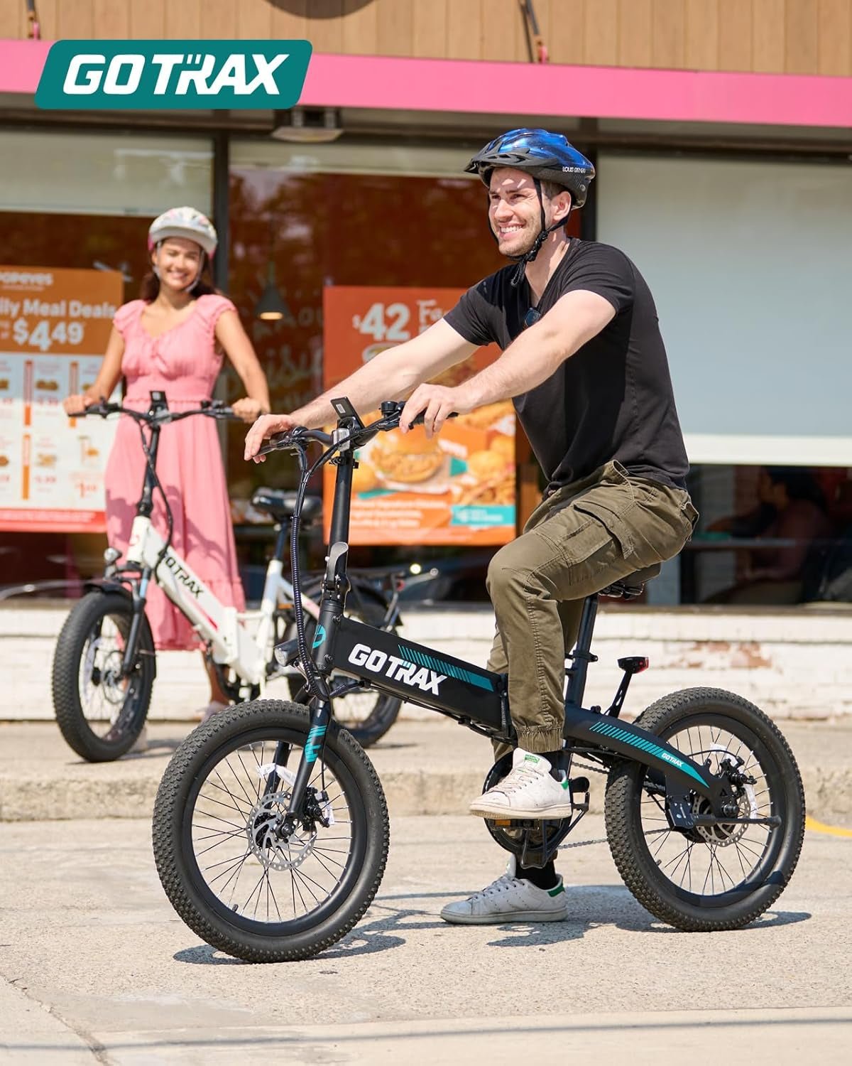 Gotrax R1 Folding Electric Bike – 20″ with 500W Peak Motor & 40 Mile Range – R1 White
