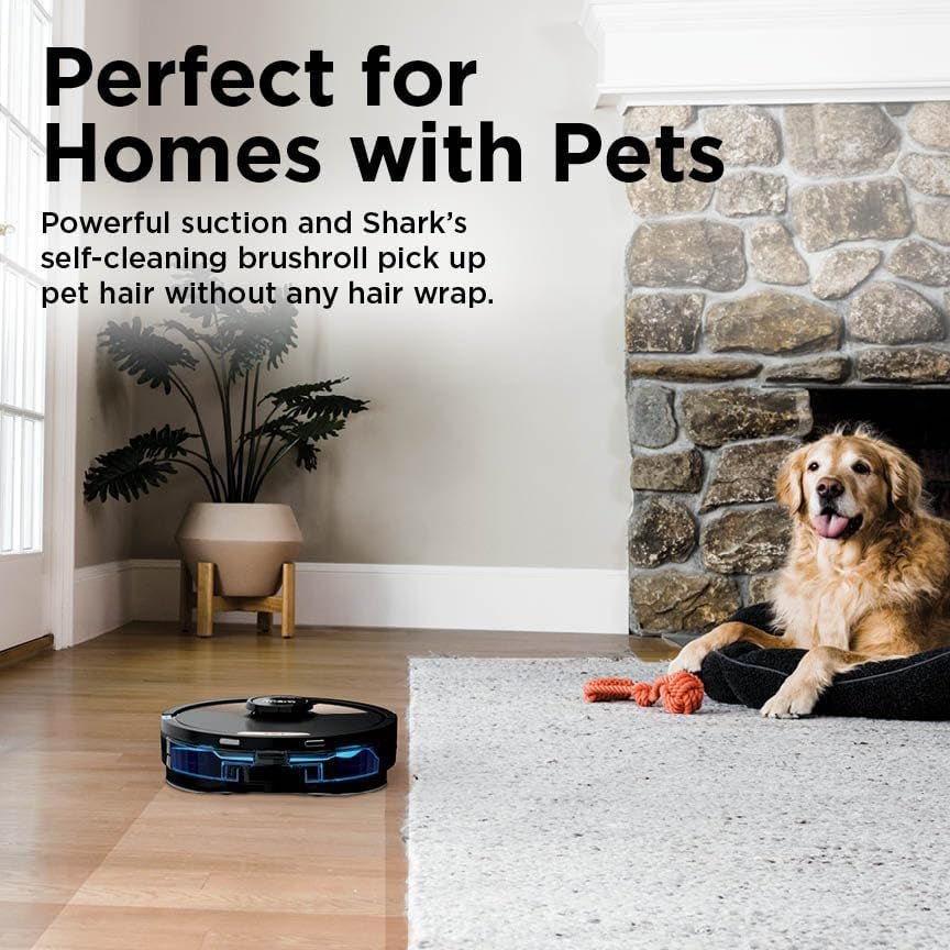 Shark Matrix Plus Robot Vacuum and Mop – Sonic Mopping with HEPA Self-Empty Base & 30-Day Capacity – UR2650WS