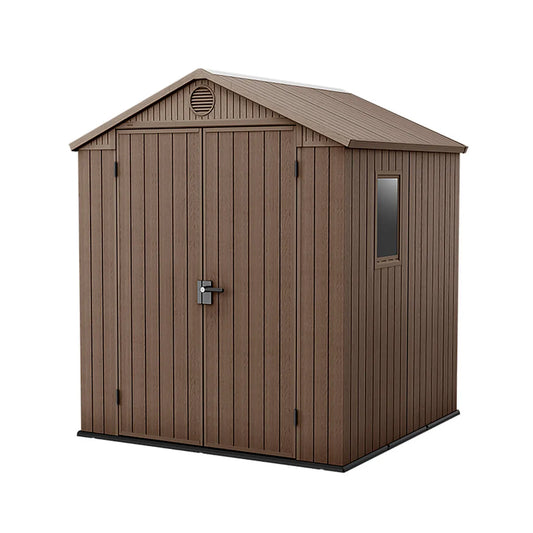 Keter Darwin 6 ft. W x 6 ft. D Apex Outdoor Garden Shed