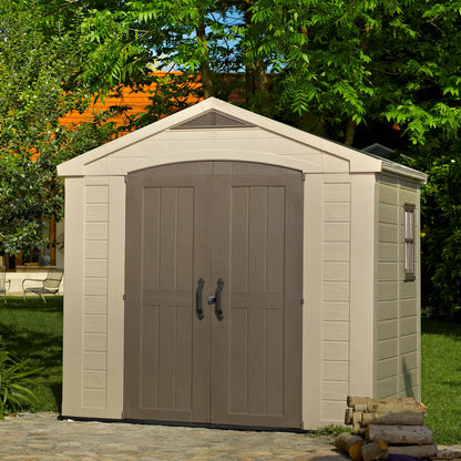 Keter Factor Shed 8x6ft – Brown