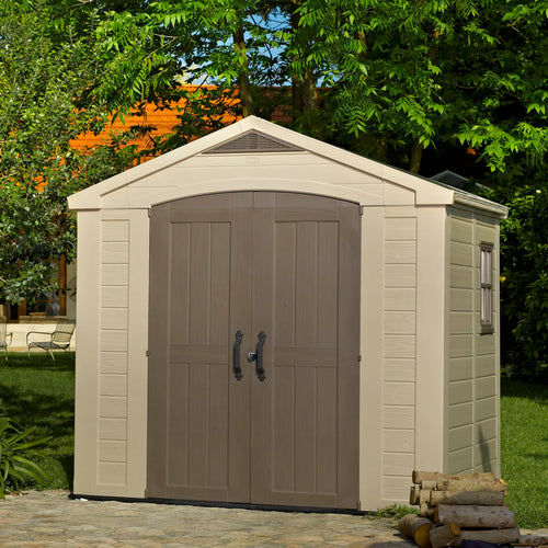 Keter Factor Shed 8x6ft – Brown
