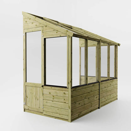 Mercia 8 x 4ft Traditional Lean Too Greenhouse