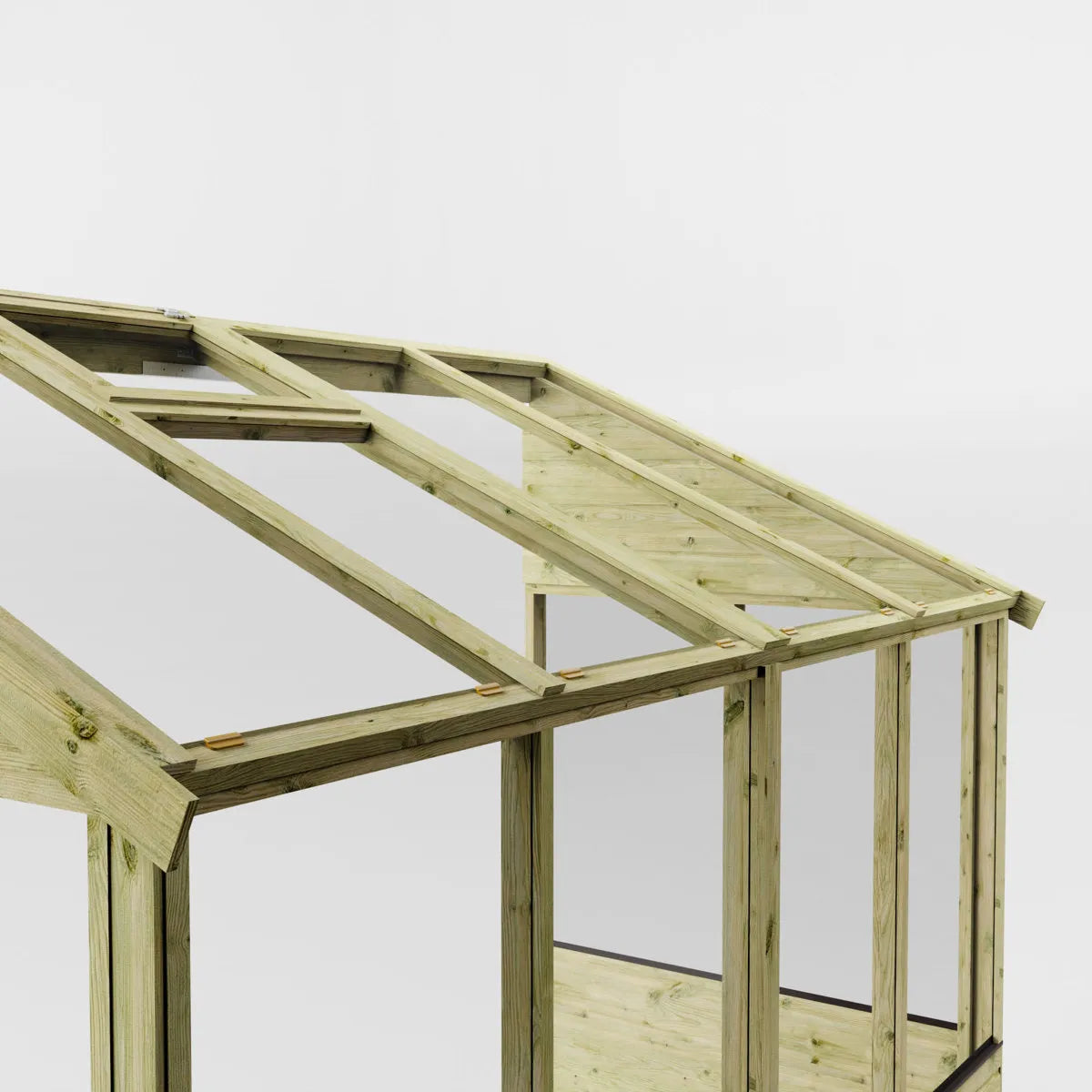 Mercia 8 x 4ft Traditional Lean Too Greenhouse