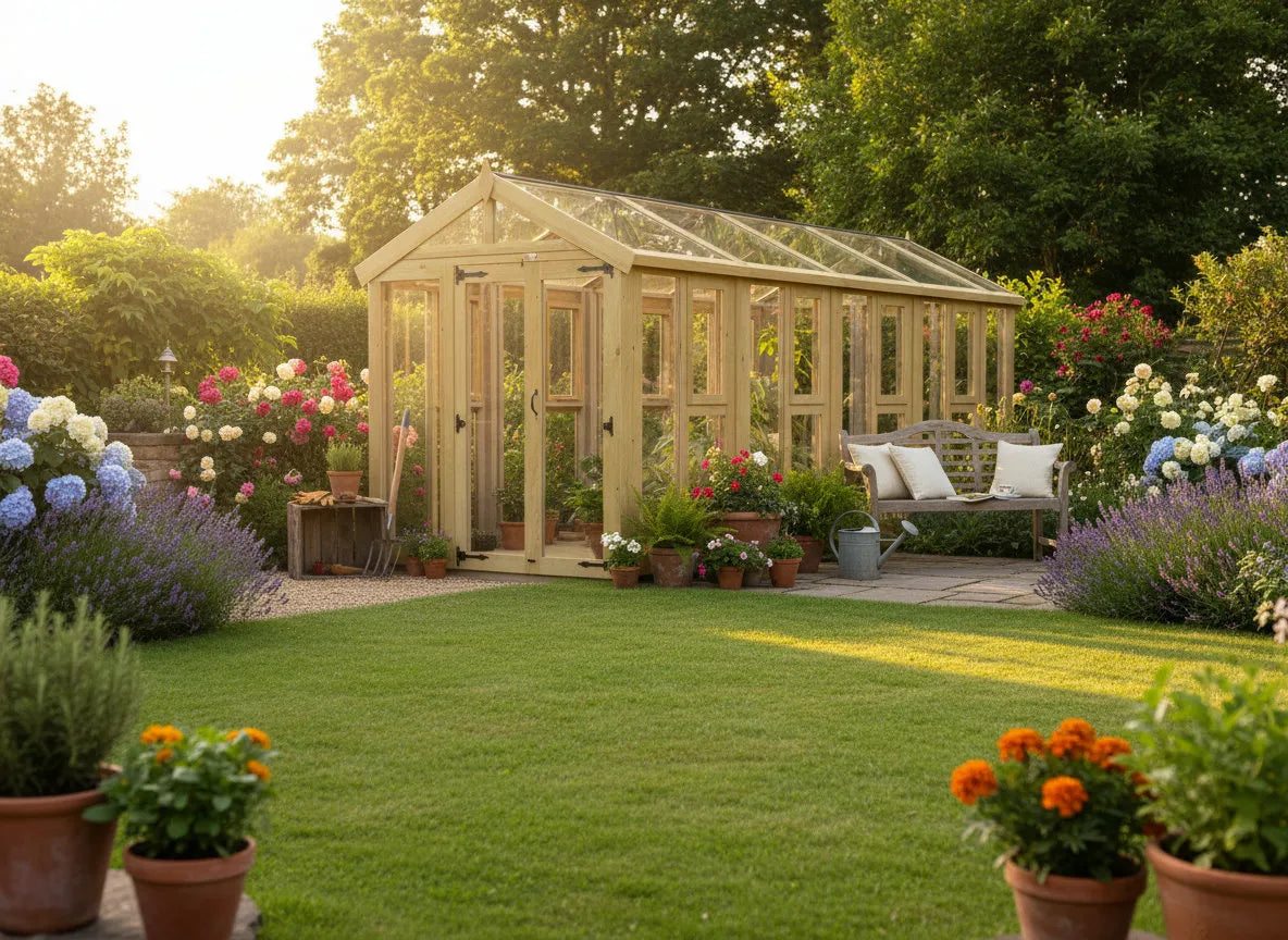 6×18 Glass Green House