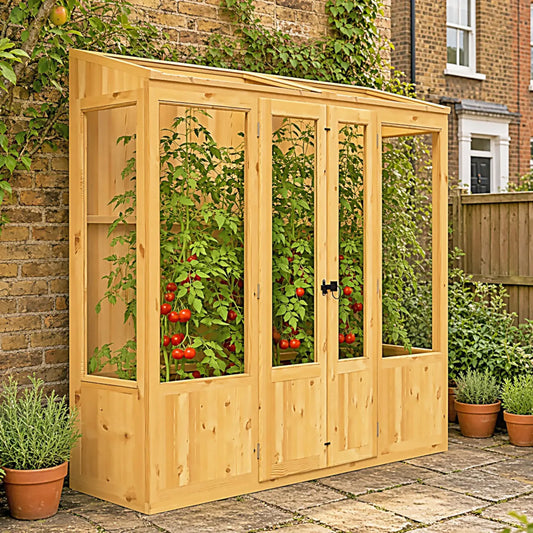 6.5 Ft W x 2 Ft D Lean-to Holme Greenhouse