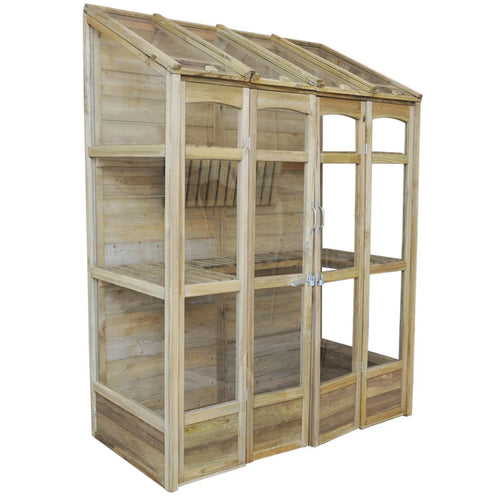 5 Ft W x 2.5 Ft D Lean-To Greenhouse
