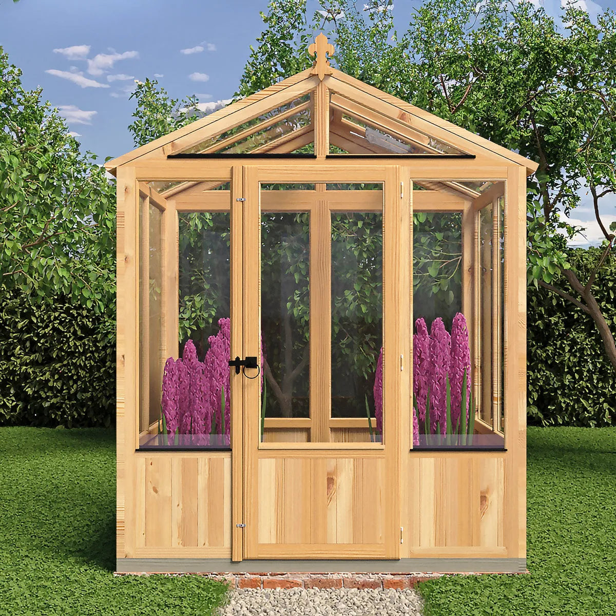 6 Ft W x 4 Ft D Holkham Greenhouse