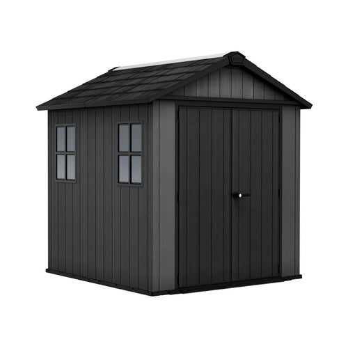 Keter Newton 7 ft. W x 7 ft. D Apex Outdoor Garden Shed