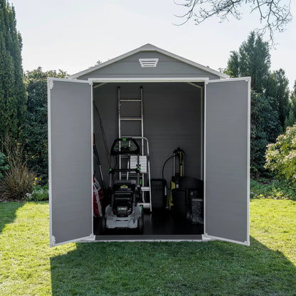 Manor 6 ft. W x 8 ft. D Apex Outdoor Garden Shed
