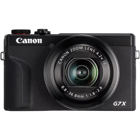 Canon PowerShot G7 X Mark III Black – 20.1MP, 4K Video, Vlogging Camera with Flip Screen