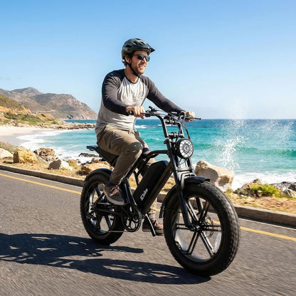TS TST GRP LLC R004 Electric Bike – 1500W Peak Motor with 48V 15Ah Battery & Fat Tires