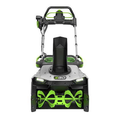 EGO Power+ SNT2124 21″ Single-Stage Snow Blower with Peak Power™, (2) 6.0Ah Batteries and 550W Charger