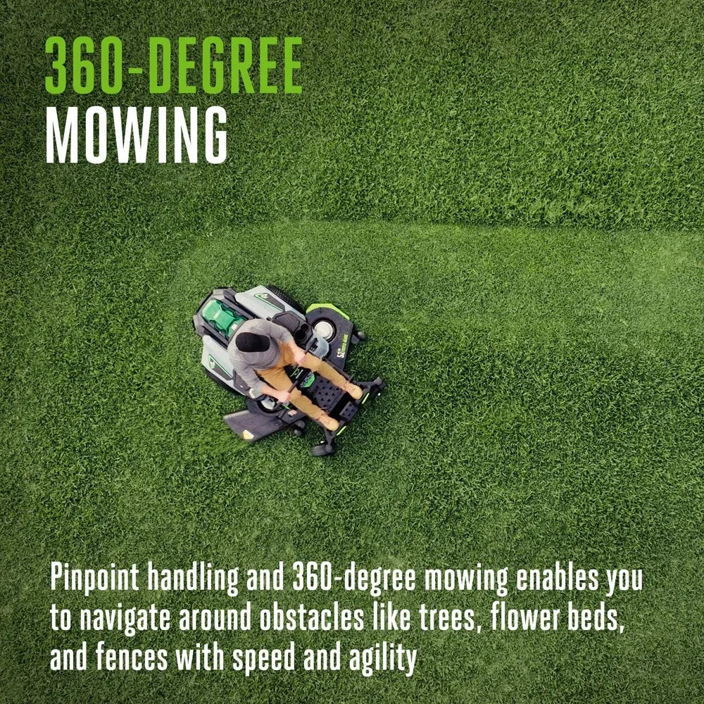 EGO POWER+ Z6 42-in Zero Turn Riding Mower, with 6.0Ah Batteries and 800W Charger zt4214l