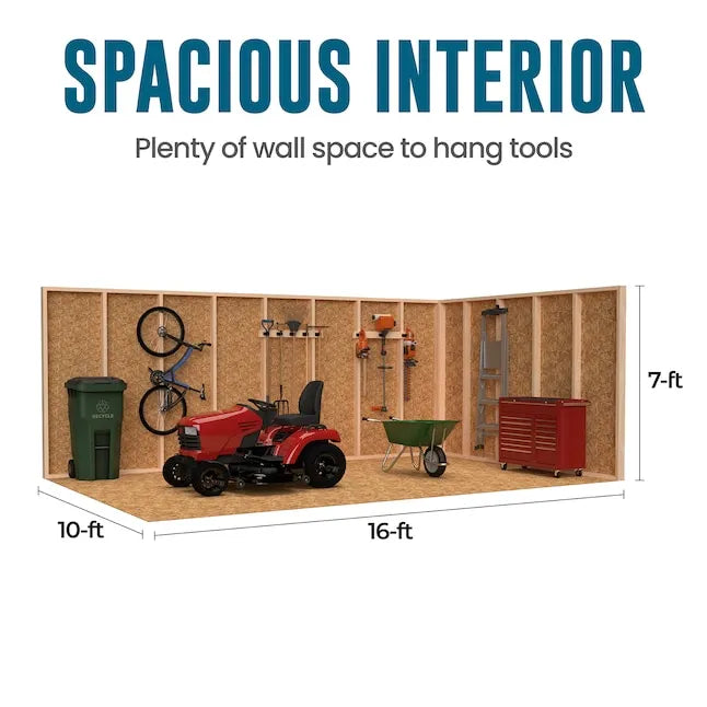 Heartland Silverton 12-ft x 16 ft Wood Outdoor Storage Shed