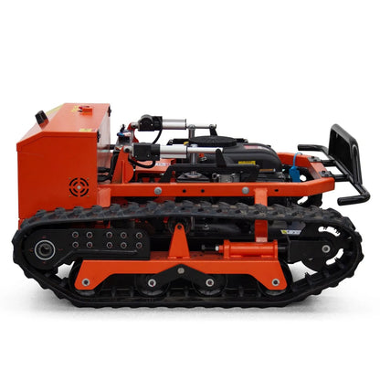 Deepkron 800mm Remote Control Brushless 608cc Gas Robot Lawn Mower Tank Tracks 50 Slope