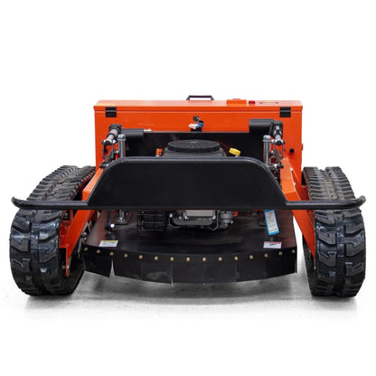 Deepkron 800mm Remote Control Brushless 608cc Gas Robot Lawn Mower Tank Tracks 50 Slope