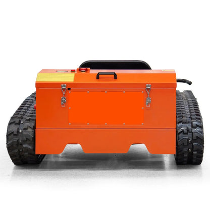 Deepkron 800mm Remote Control Brushless 608cc Gas Robot Lawn Mower Tank Tracks 50 Slope
