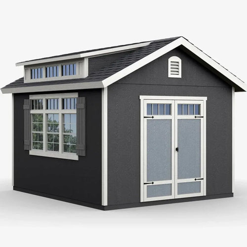 Installation Included Madison Wood Storage Shed