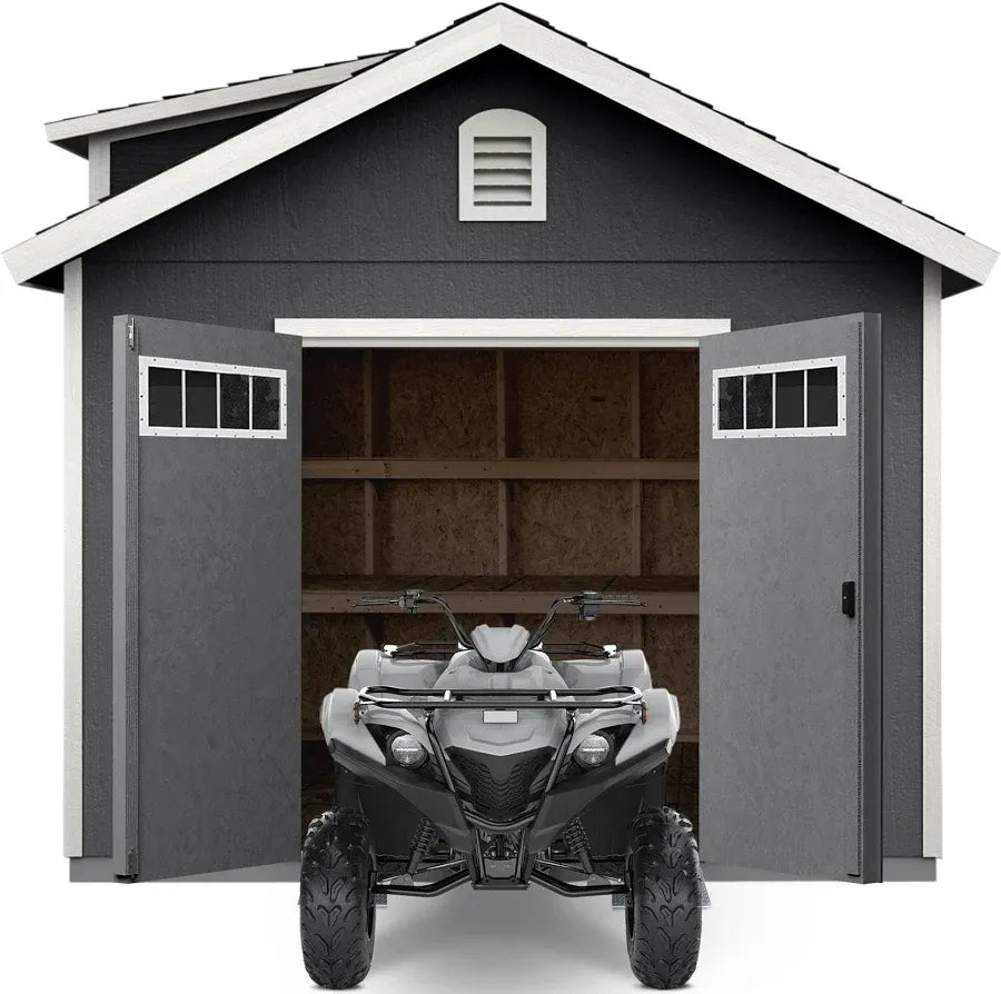 Installation Included Madison Wood Storage Shed