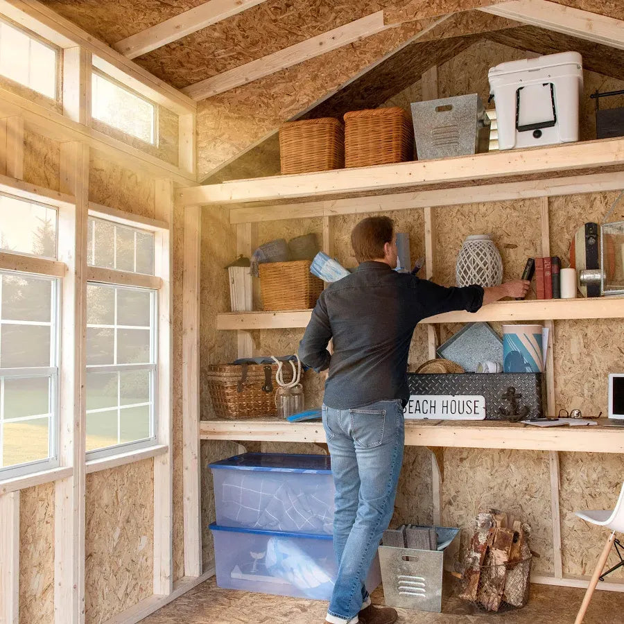 Installation Included Madison Wood Storage Shed