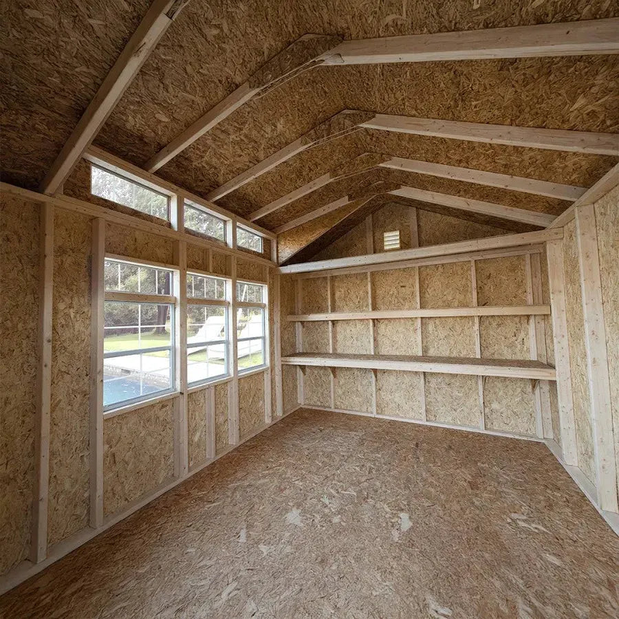 Installation Included Madison Wood Storage Shed