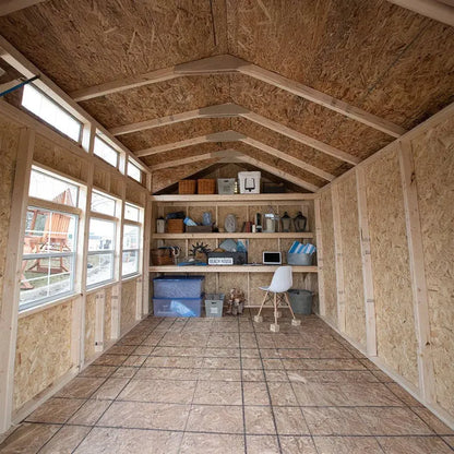 Installation Included Madison Wood Storage Shed