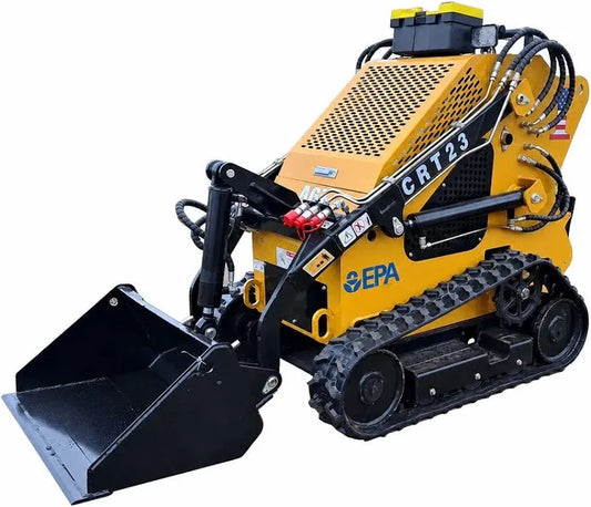 Skid steer machine full size, Mini excavator Gas Powered Crawler Stand