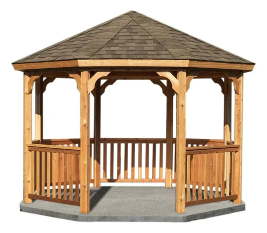 YardCraft 12 ft. Cedar Octagon Gazebo