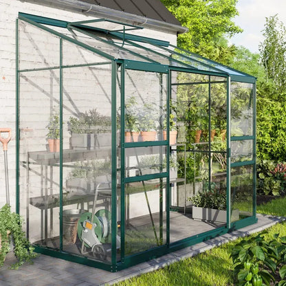 Vitavia IDA 3300 Wall Garden 8 x 4 Greenhouse – Green