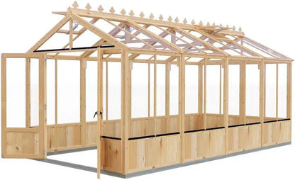 Shire Holkham 8×30 Timber Greenhouse