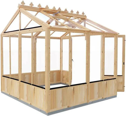 Shire Holkham 8×30 Timber Greenhouse