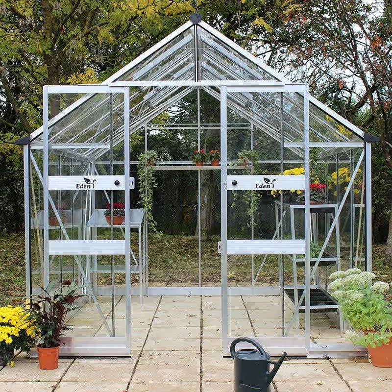 8′ x 14′ Halls Cotswold Blockley Greenhouse with Toughened Glass (2.56m x 4.41m)