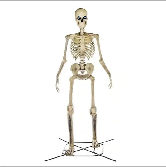 Home Accents 12 ft. Giant-Sized Skeleton with LifeEyes