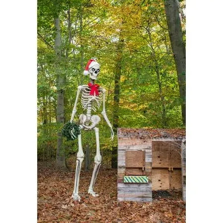 Home Accents 12 ft. Giant-Sized Skeleton with LifeEyes